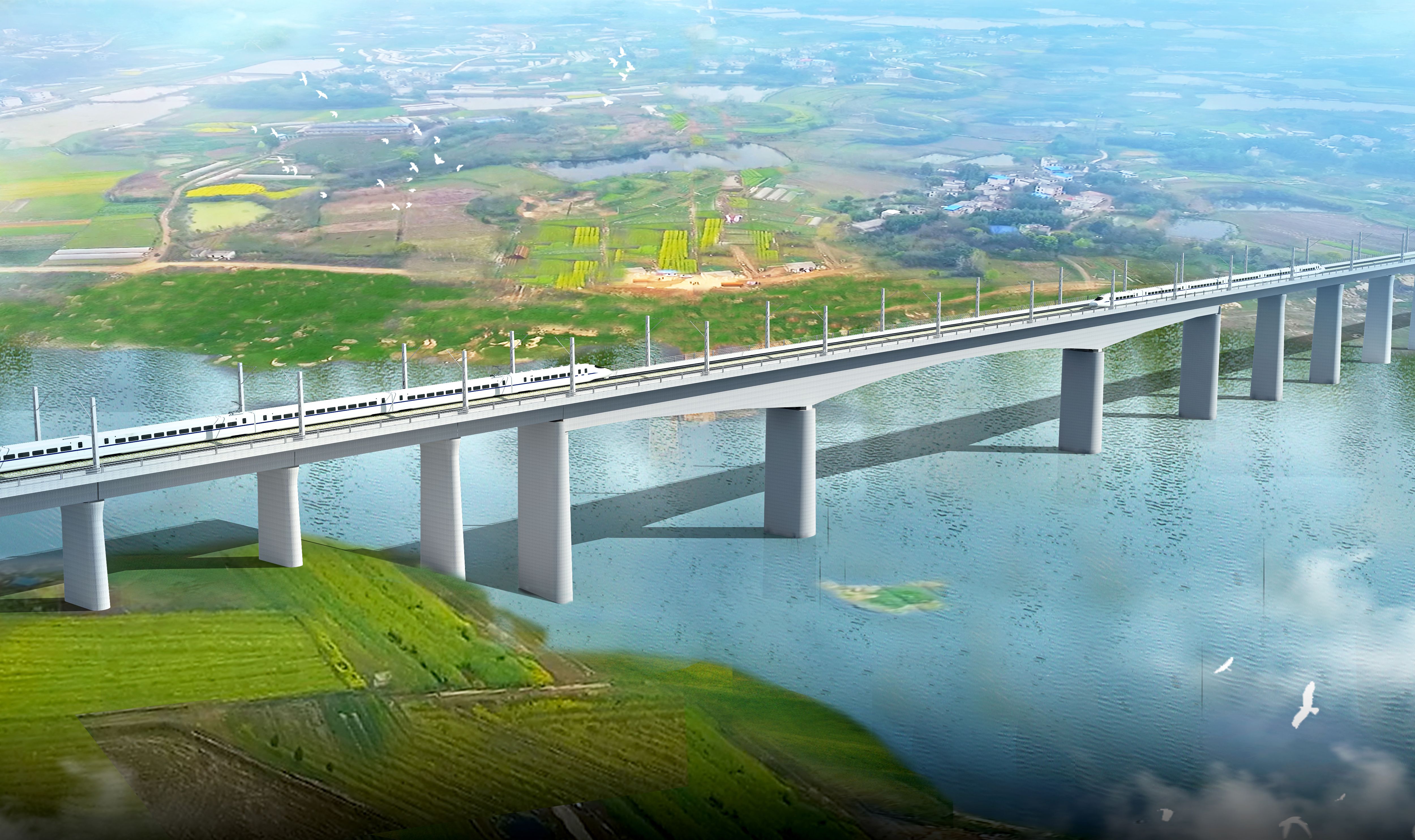 黄黄铁路浠水特大桥